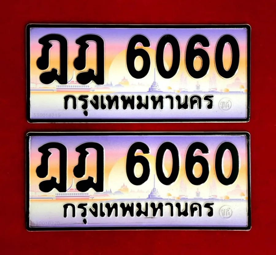 ทะเบียน ฎฎ   6060 กรุงเทพมหานคร