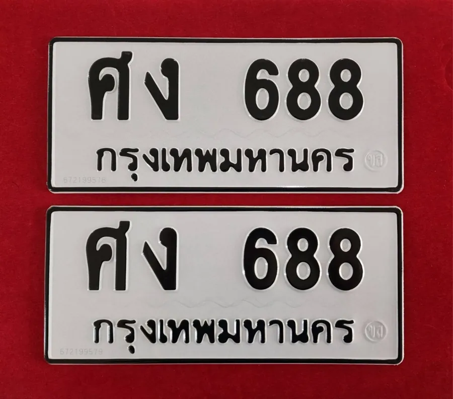 ทะเบียน ศง 688 กรุงเทพมหานคร