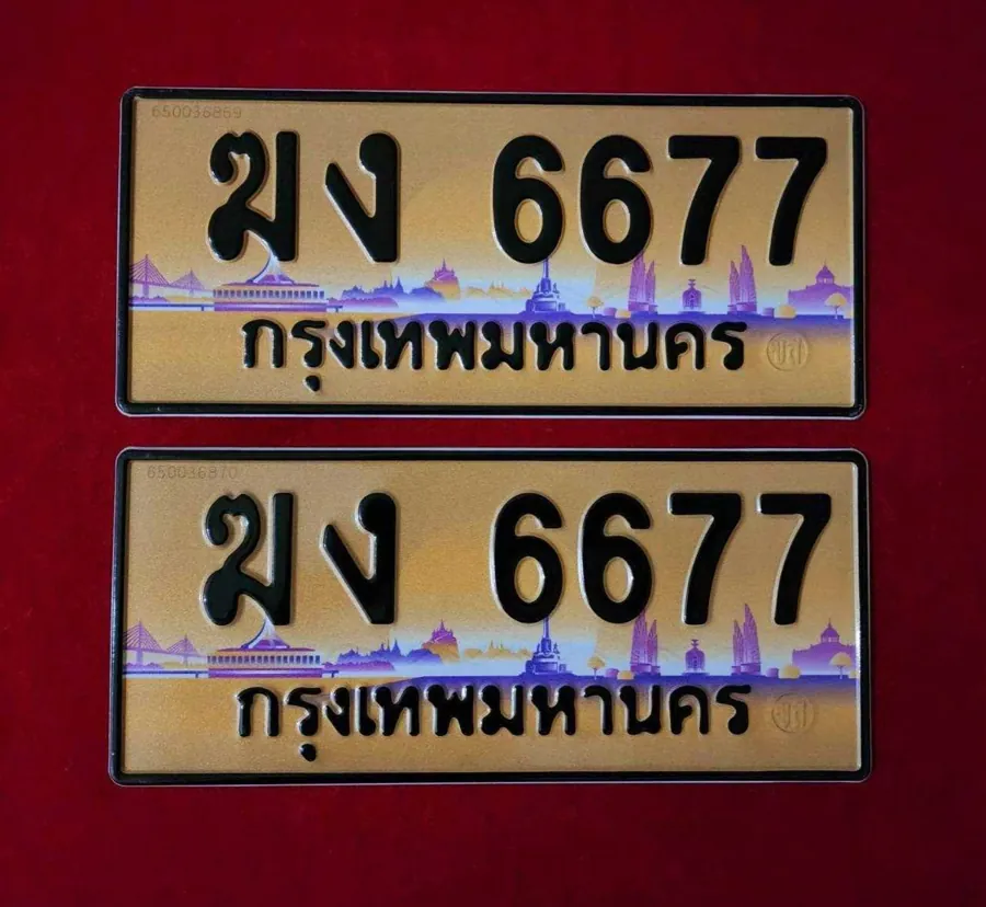 ทะเบียน ฆง 6677 กรุงเทพมหานคร