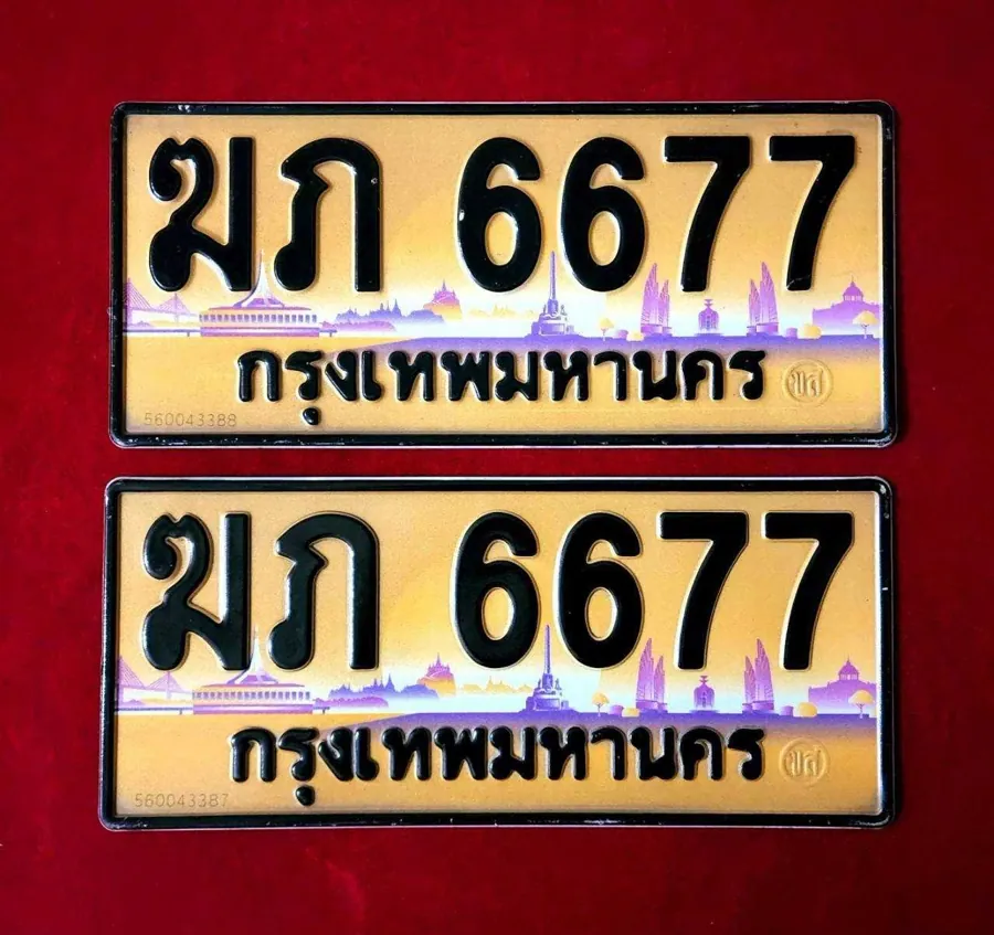 ทะเบียน ฆภ 6677 กรุงเทพมหานคร