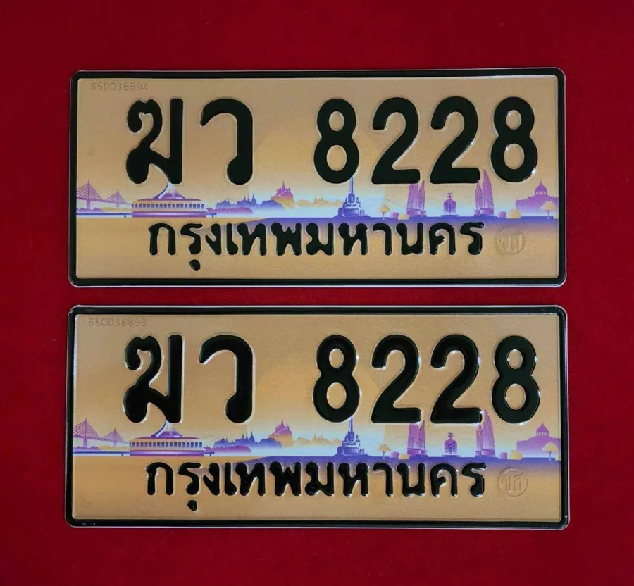 ทะเบียน ฆว 8228 กรุงเทพมหานคร